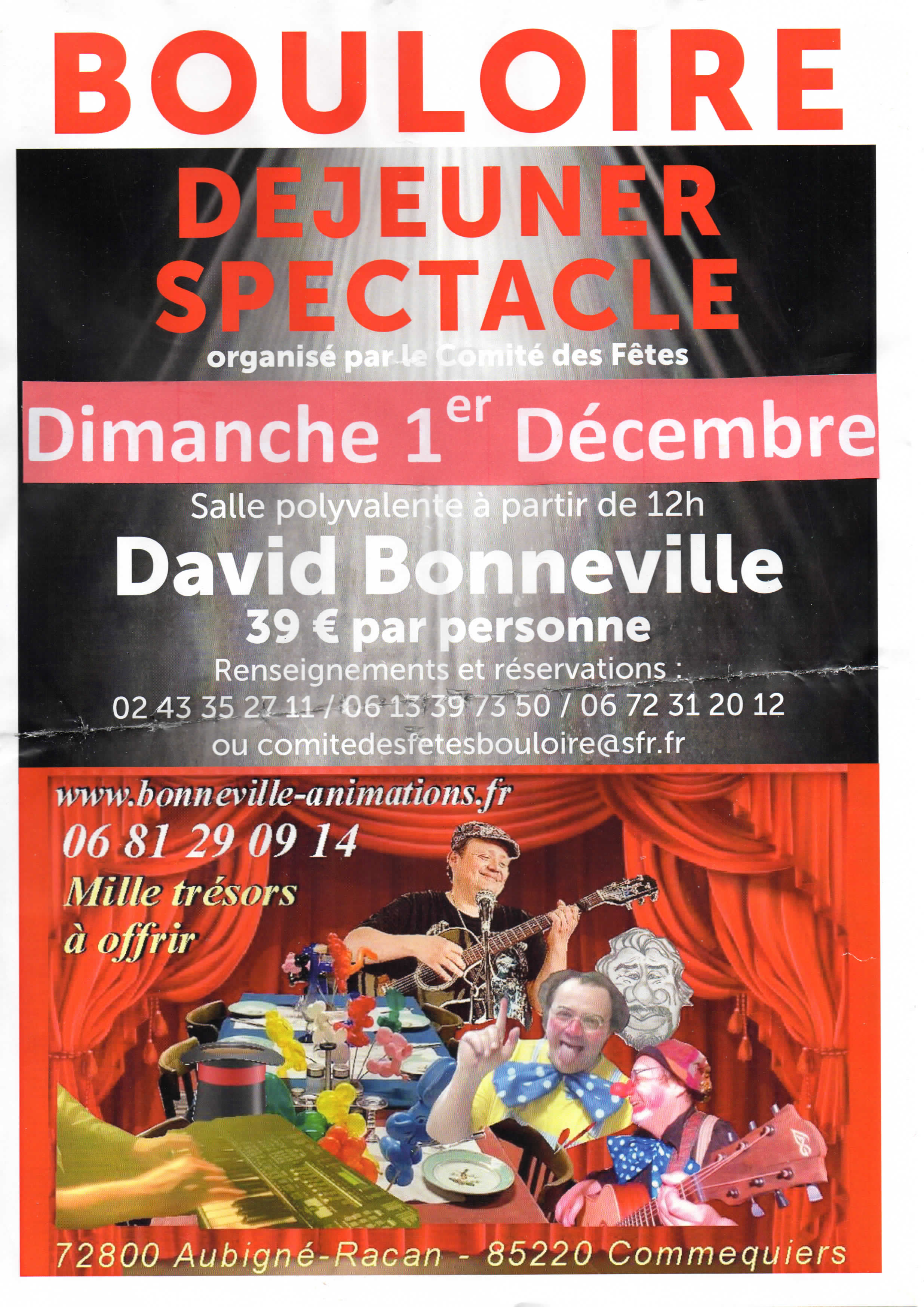 affiche déj spectacle 1er dec 2024