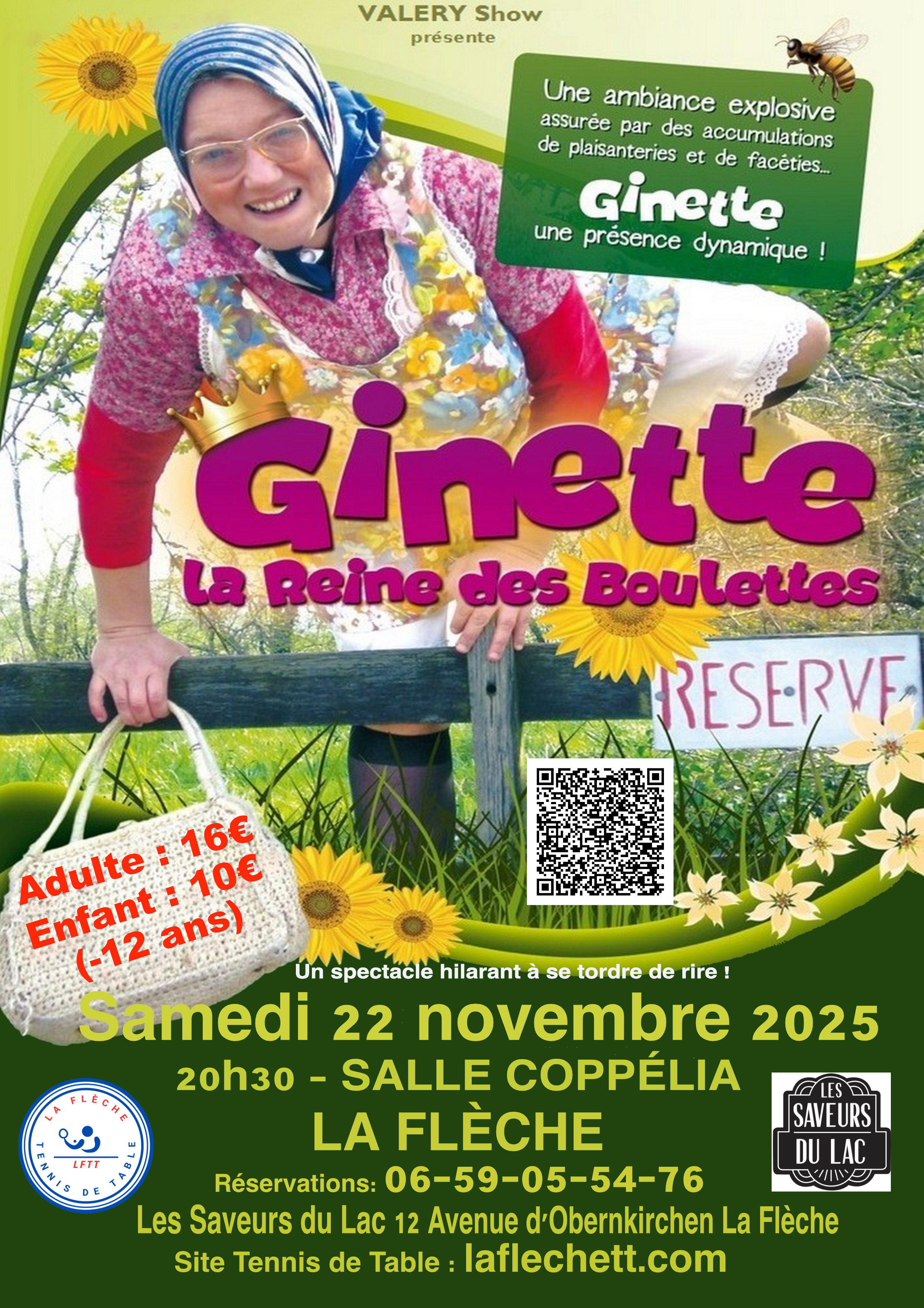 Affiche Ginette la Reine des boulettes