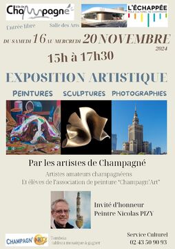 affiche Exposition  Champagn'Art 